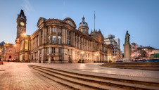 Town halls such as Birmingham (pictured) will be taking drastic action as they accelerate their journeys to net-zero with the climate emergency. 